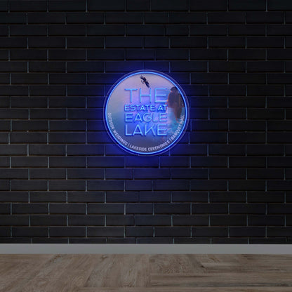 The Estate at Eagle Lake - Premium Neon Artwork