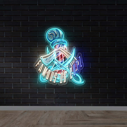 FAMOUS OG CUTZ - Premium Neon Artwork