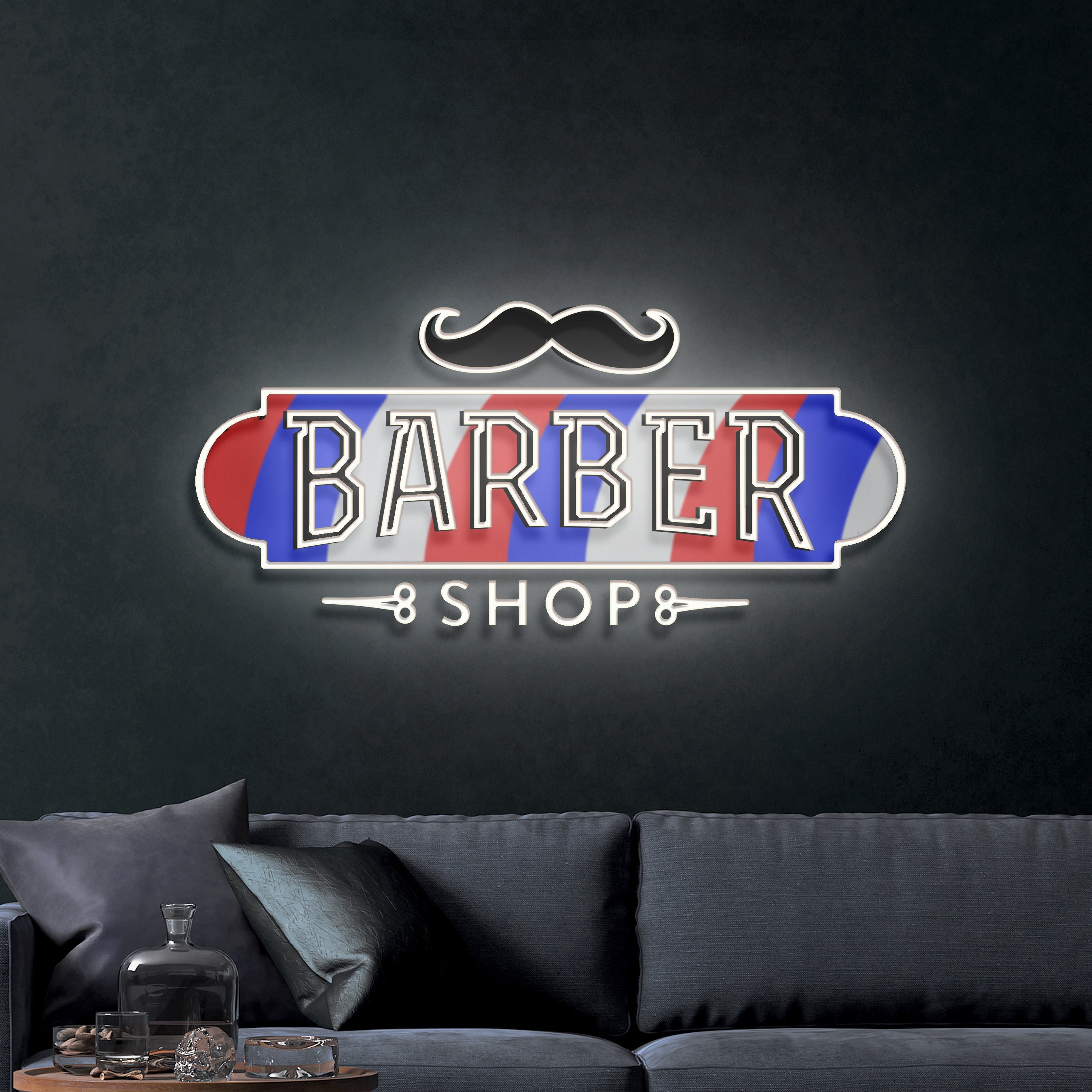 Barber Shop – Premium Neon Artwork