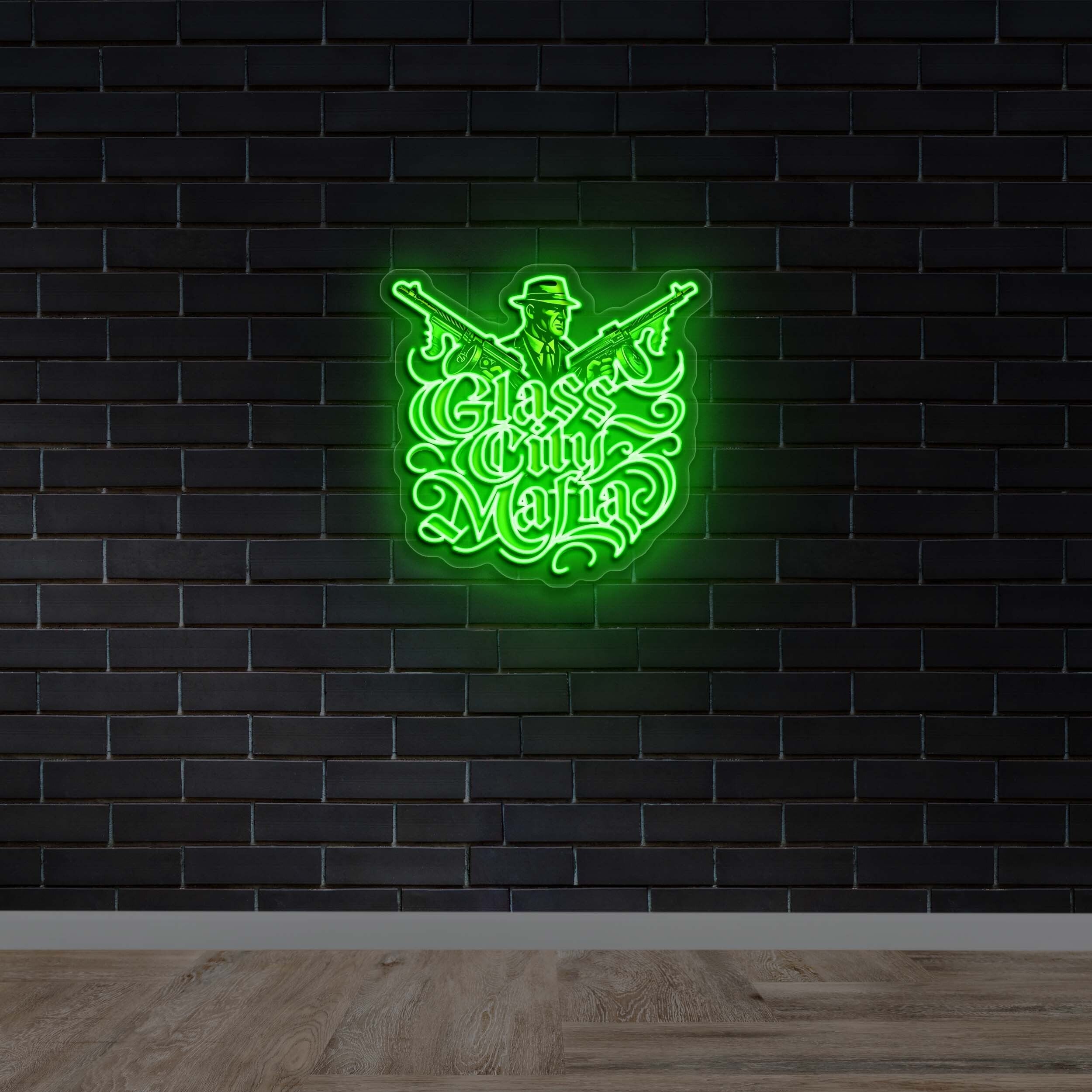 Glass City Mafia - Premium Neon Artwork