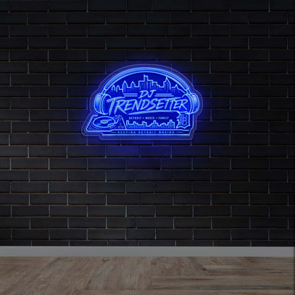 DJ Trendsetter - Premium Neon Artwork