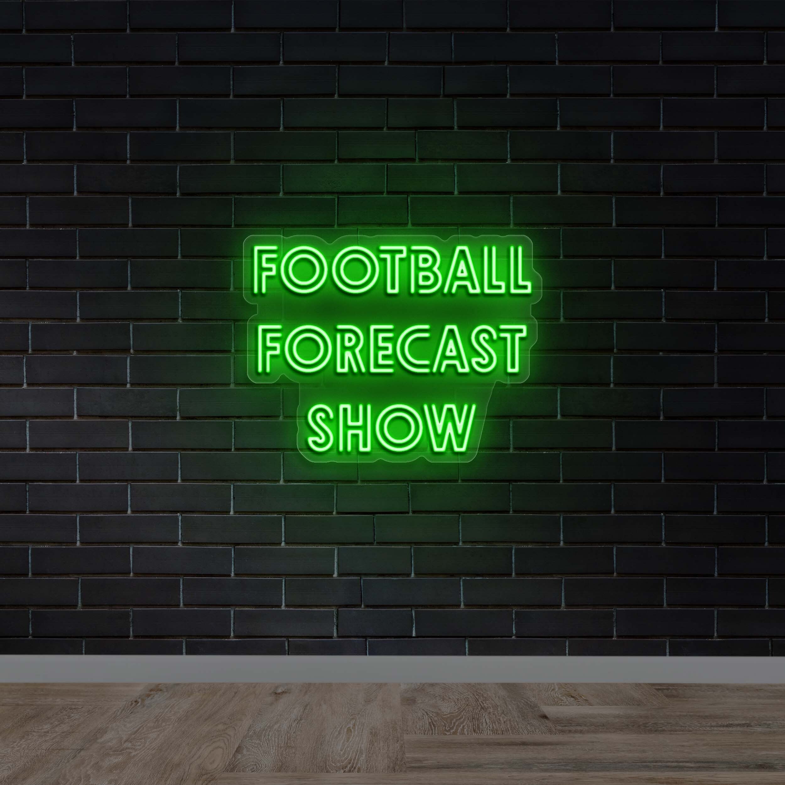 FOOTBALL FORECAST SHOW - Premium Neon Artwork