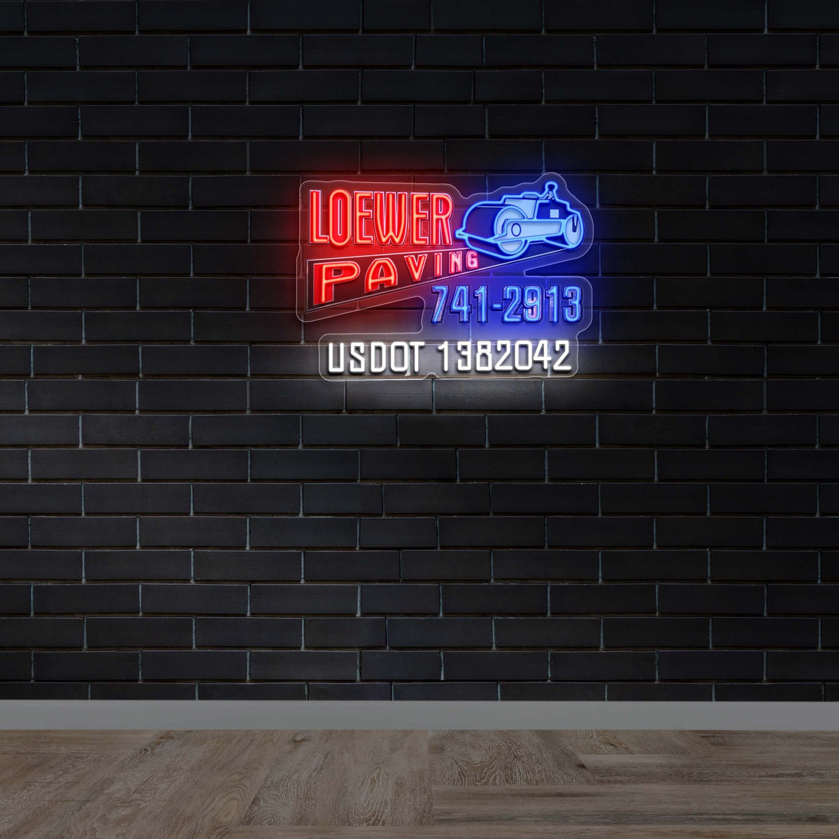 Loewer Paving - Premium Neon Artwork