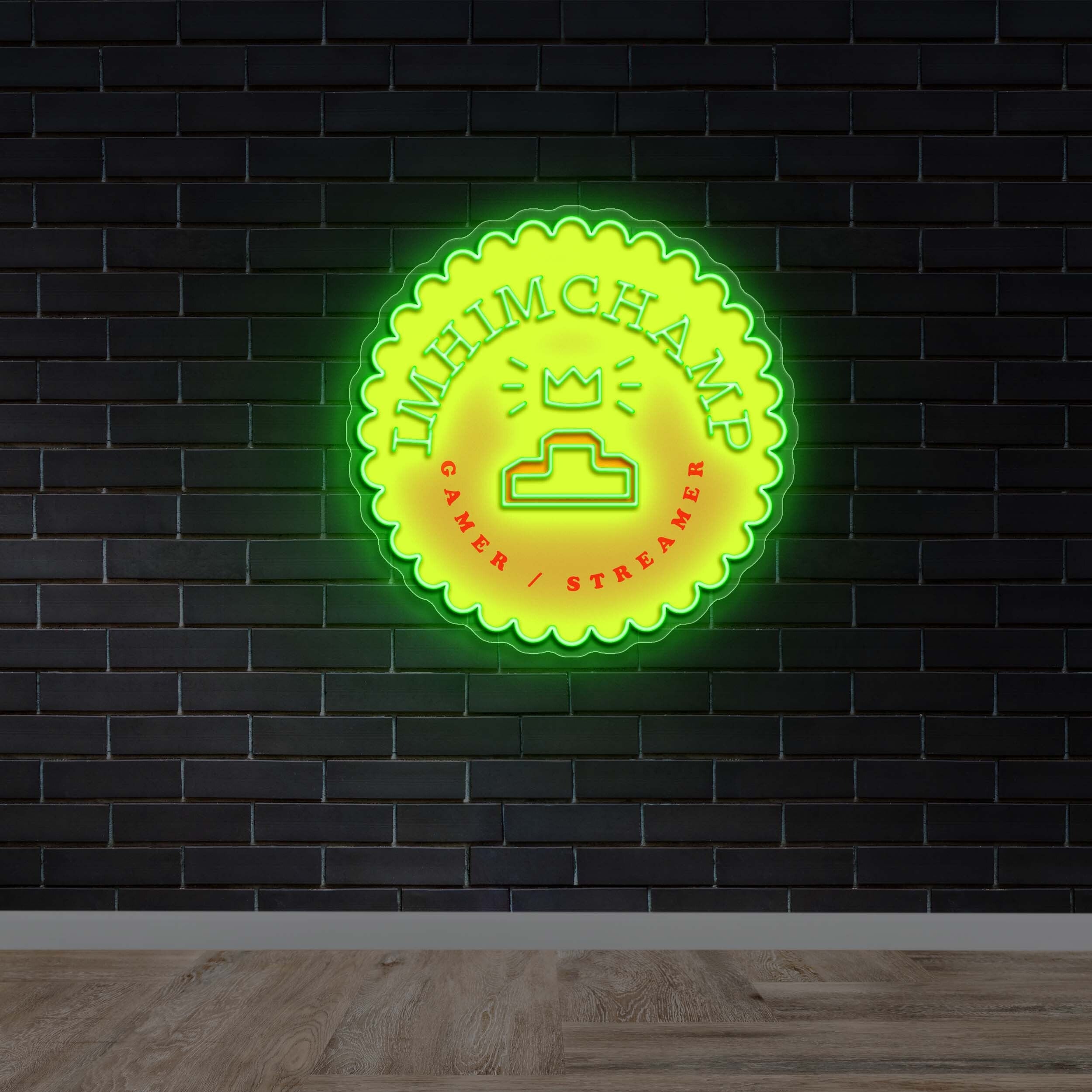 IMHIMCHAMP - Premium Neon Artwork