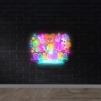 Stuff A Palooza Mobile - Premium Neon Artwork