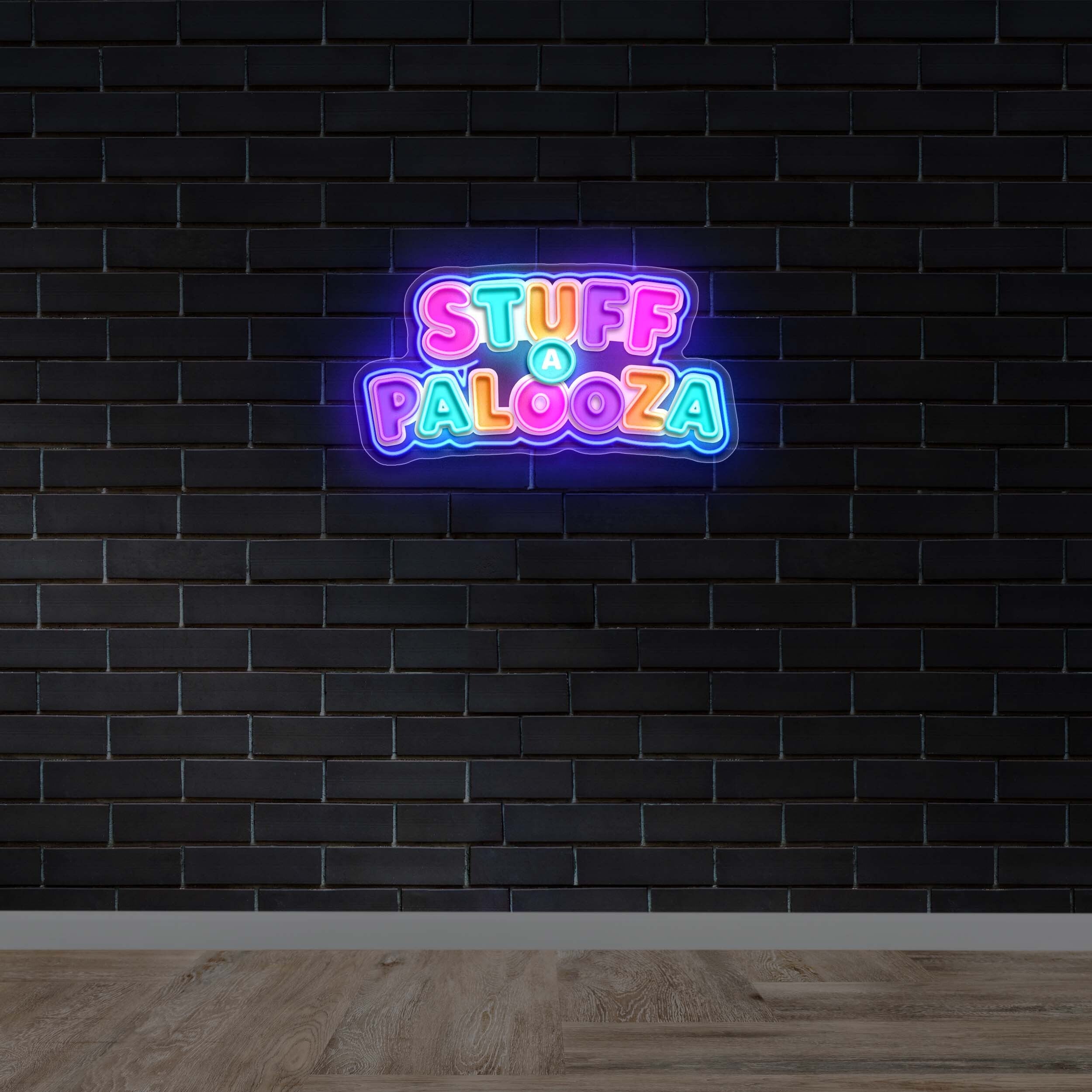 Stuff A Palooza Mobile (version 2) - Premium Neon Artwork