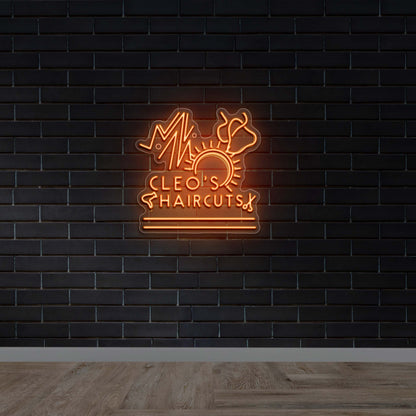 CLEO'S HAIRCUTS - Premium Neon Artwork