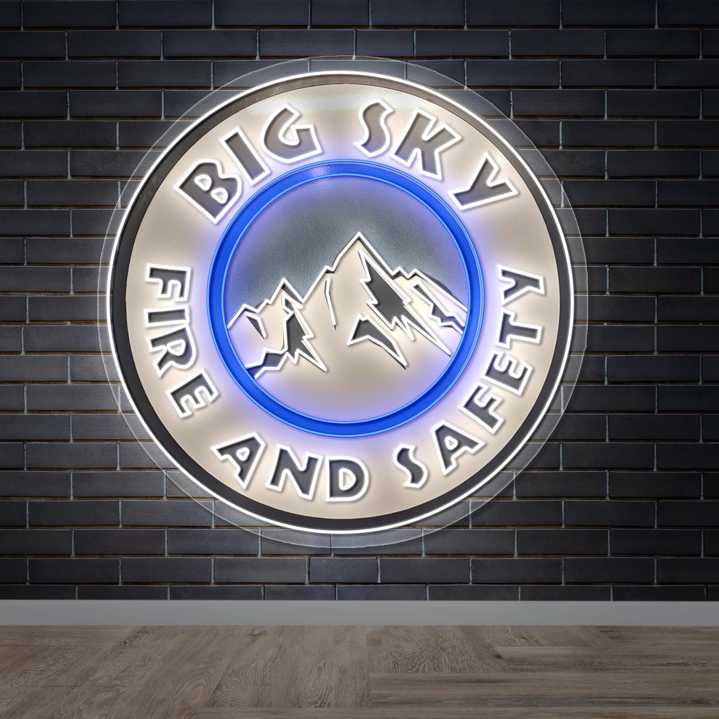 Big Sky Fire and Safety - Premium Neon Artwork