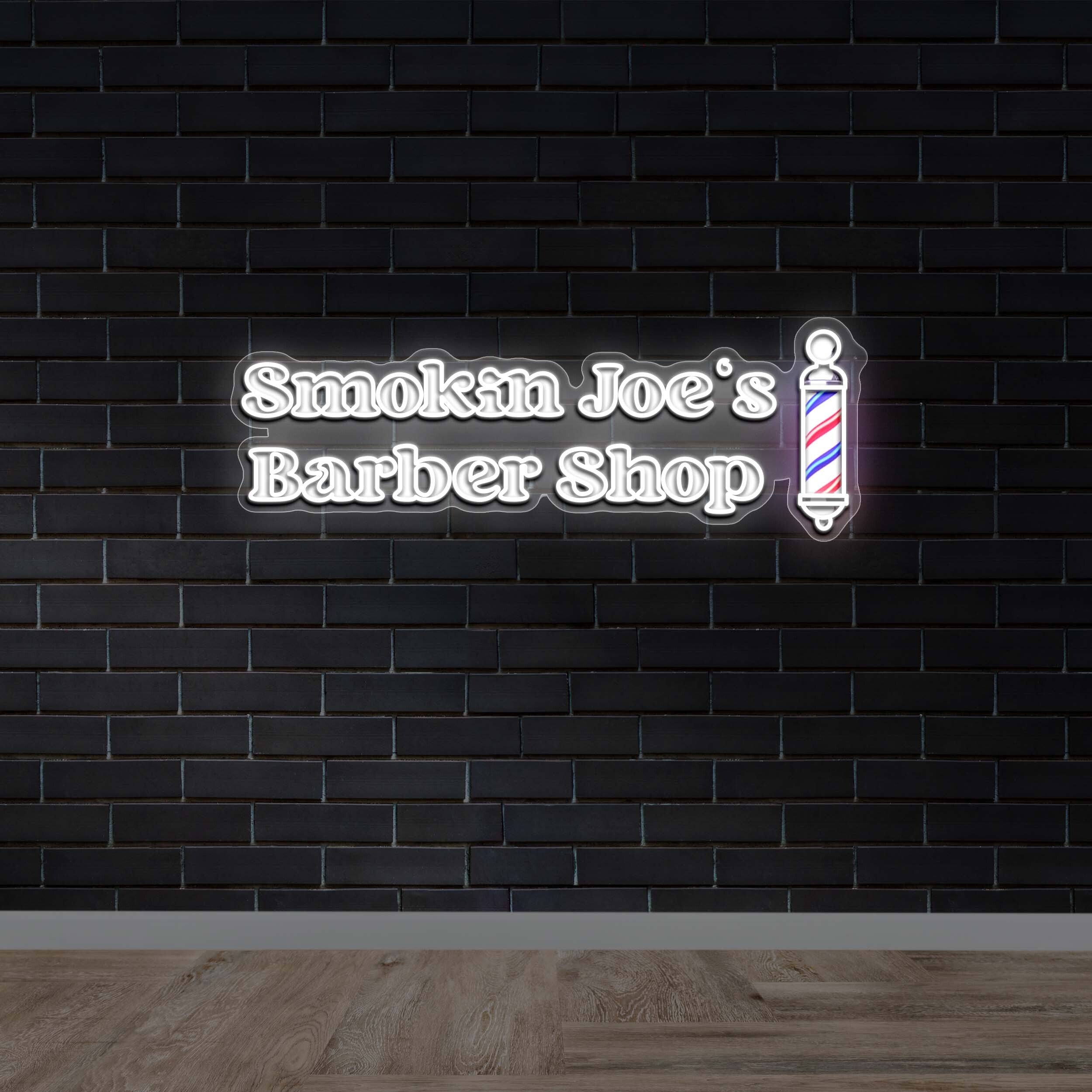 Smokin Joe’s Barber Shop - Premium Neon Artwork