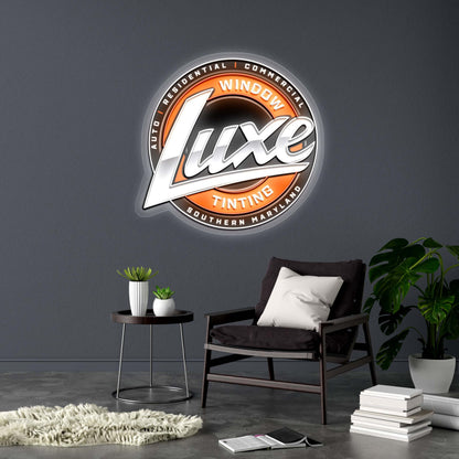 Luxe WINDOW TINTING - Premium Neon Artwork