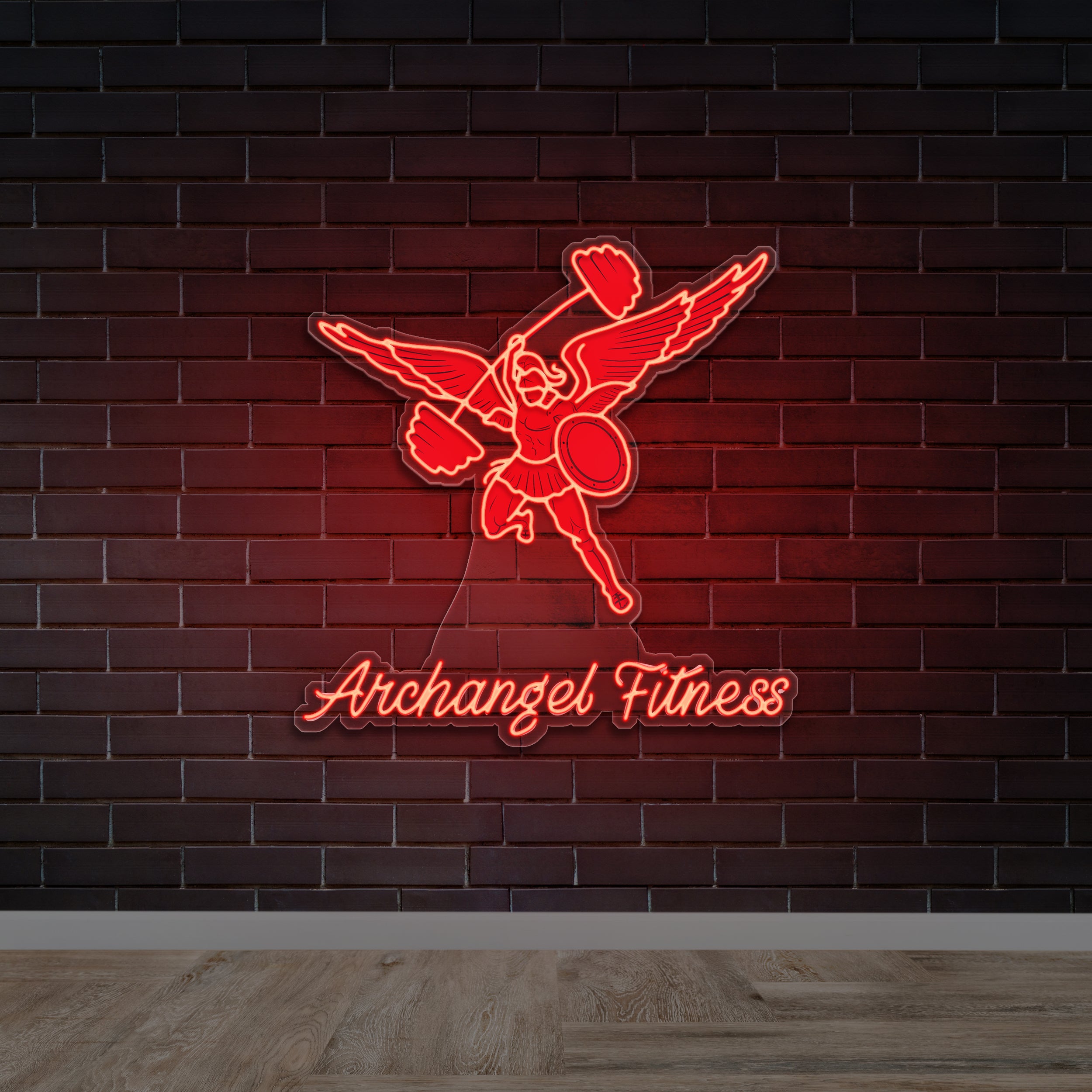Archangel Fitness - Premium Neon artwork