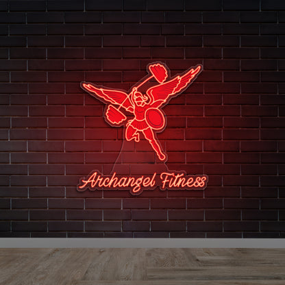 Archangel Fitness - Premium Neon artwork