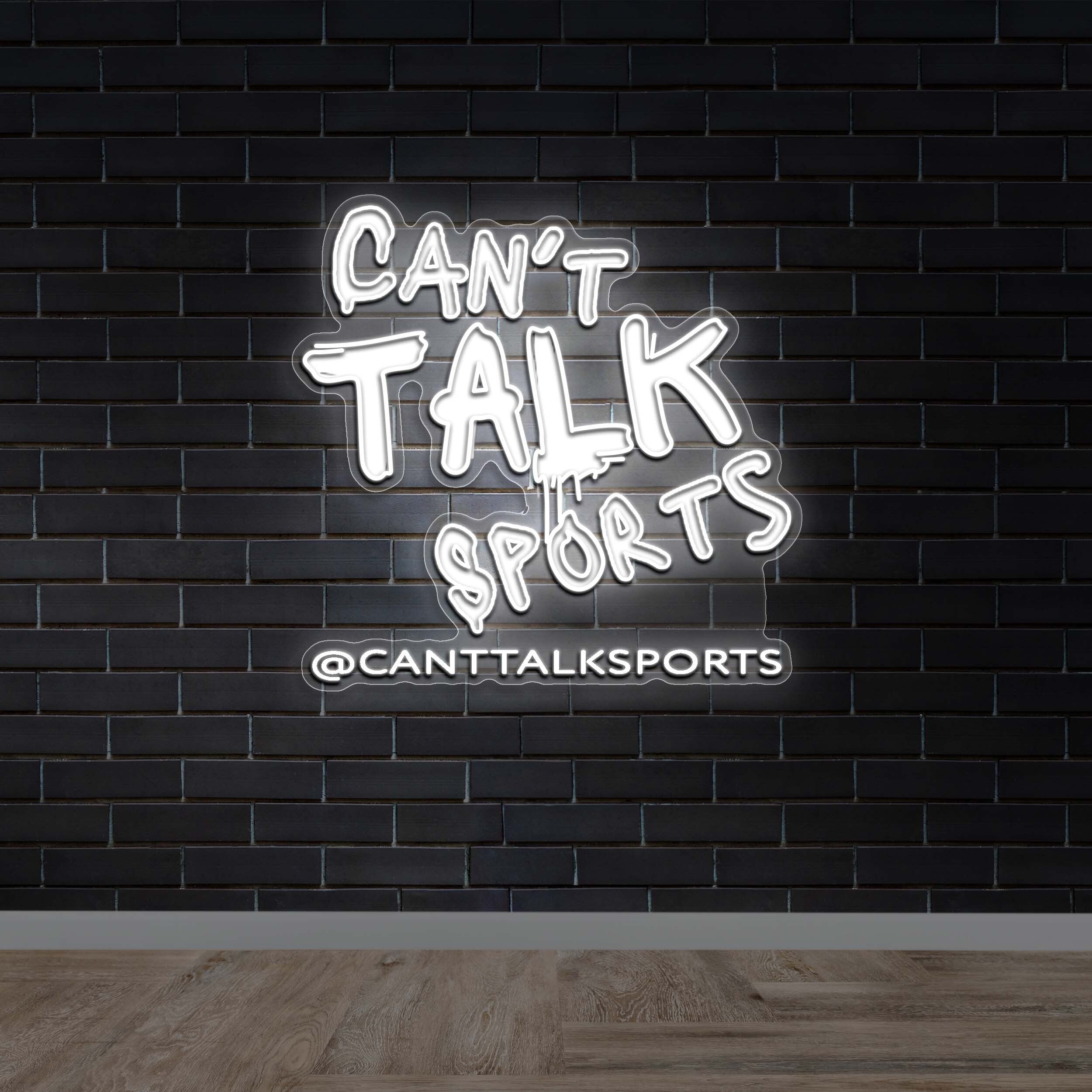 CAN’T TALK SPORTS - Premium Neon Artwork