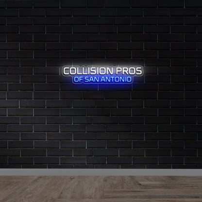 COLLISION PROS - Premium Neon Artwork