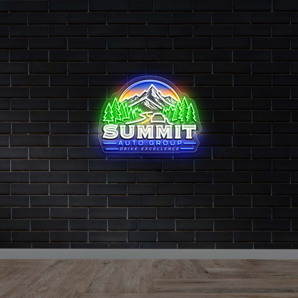 Summit Auto Group Drive Excellence - Premium Neon Artwork