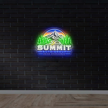 Summit Auto Group Drive Excellence - Premium Neon Artwork