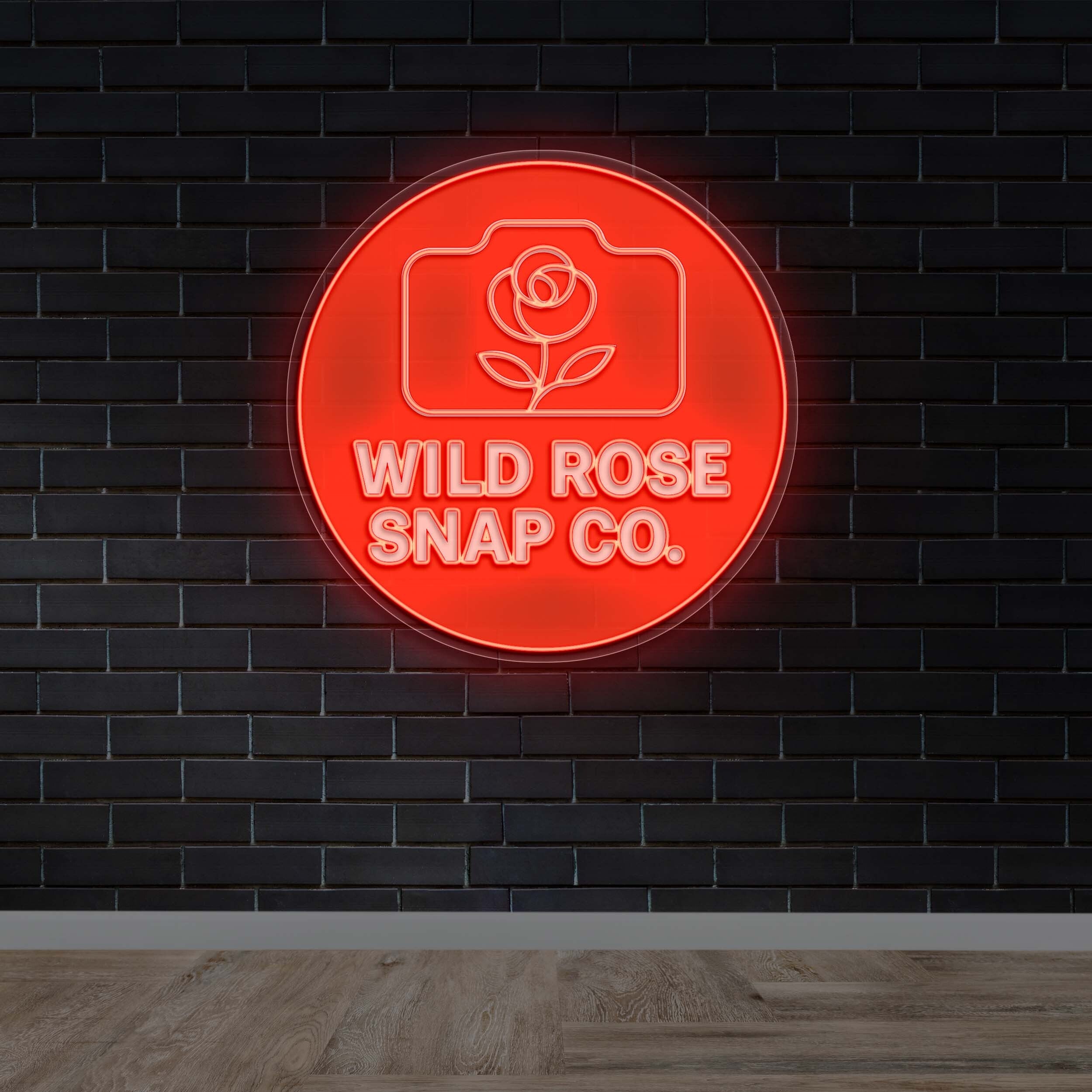 Wild Rose Snap Co - Premium Neon Artwork