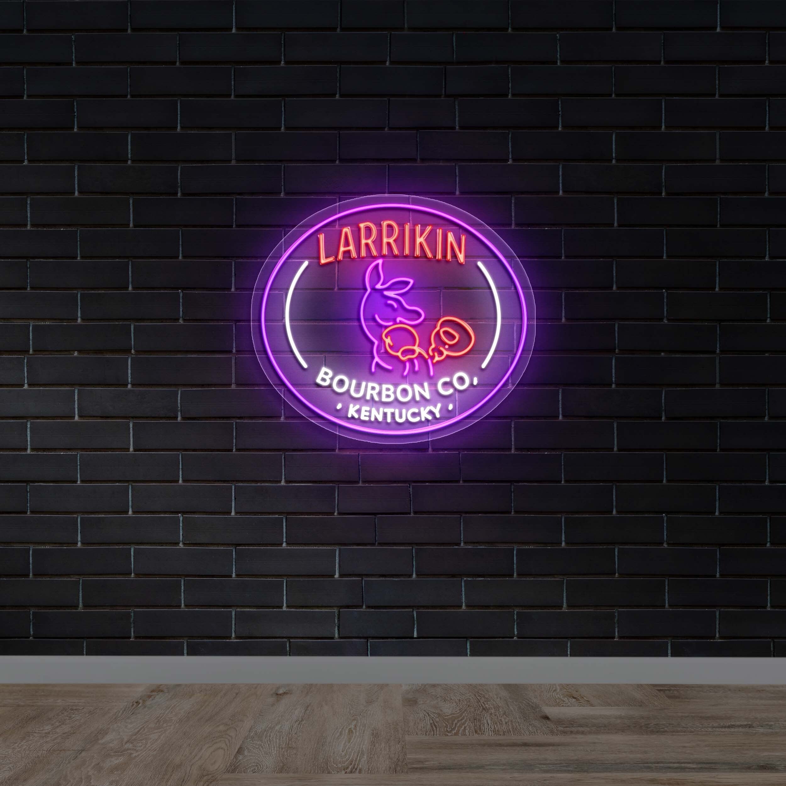 LARRIKIN BOURBON CO - Premium Neon Artwork