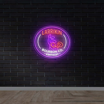 LARRIKIN BOURBON CO - Premium Neon Artwork