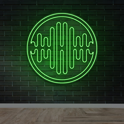 Circular Audio - Premium Neon Artwork
