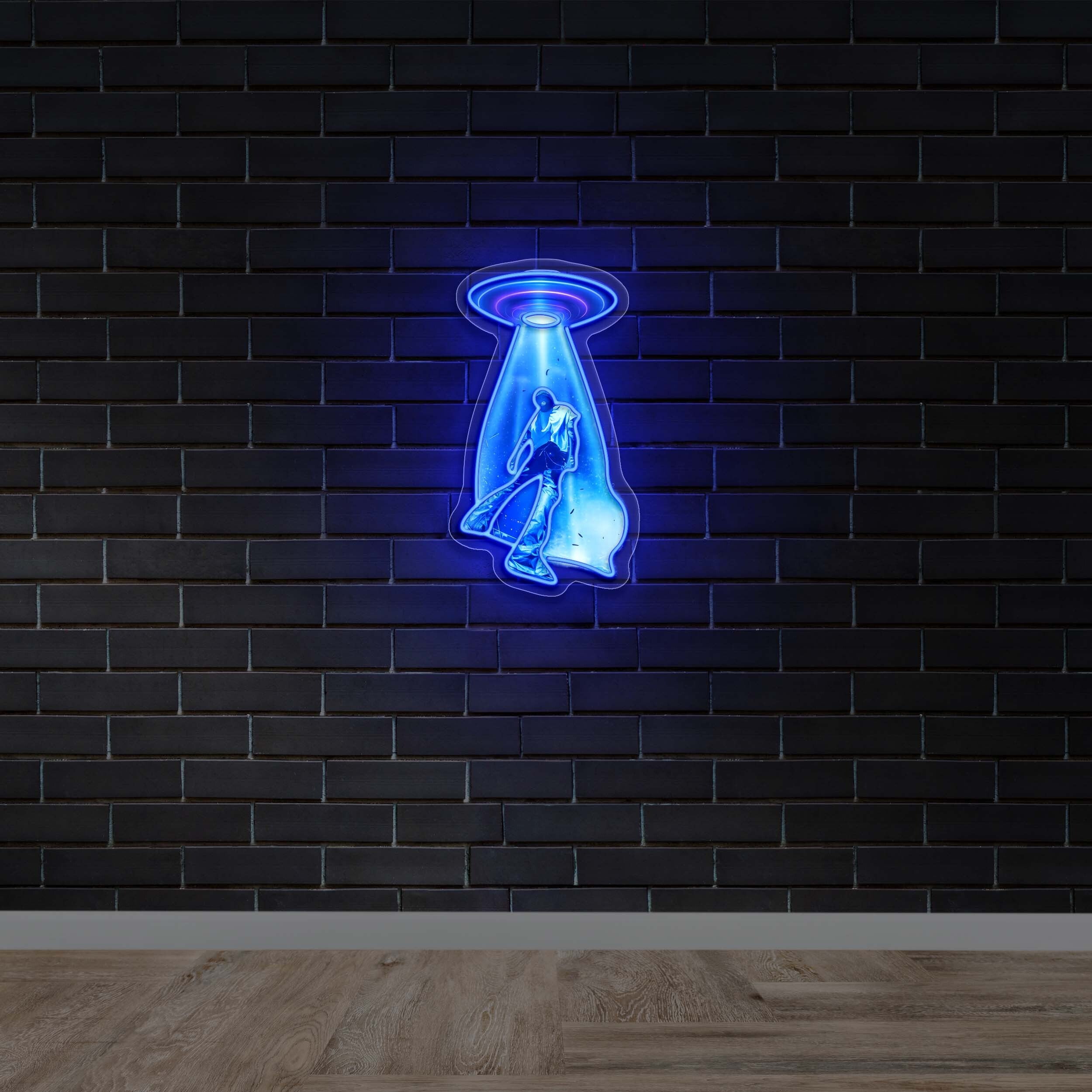 UFO beam - Premium Neon Artwork