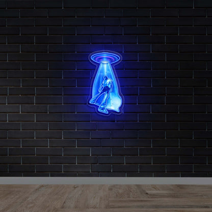 UFO beam - Premium Neon Artwork