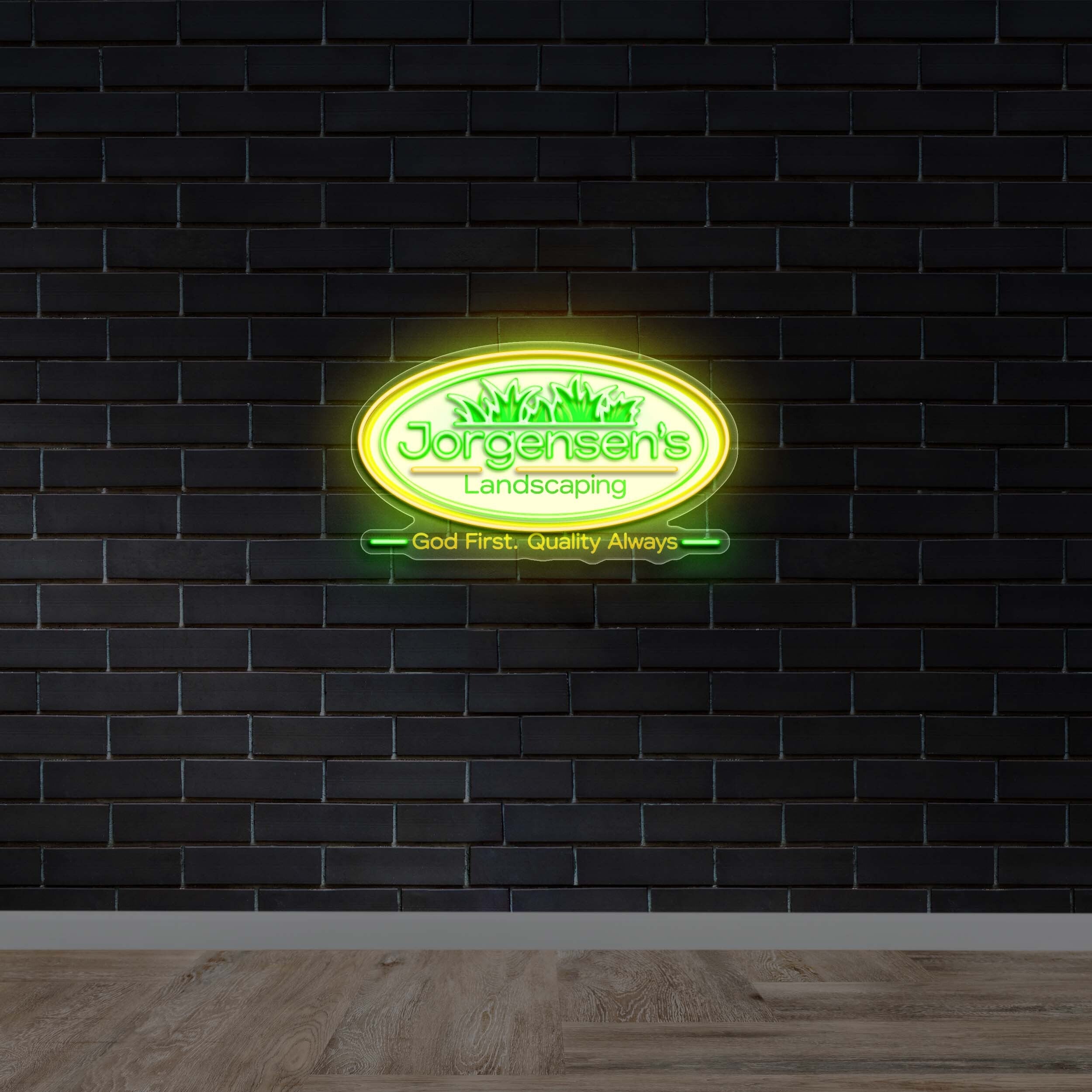 Jorgensen’s Landscaping - Premium Neon Artwork