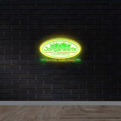 Jorgensen’s Landscaping - Premium Neon Artwork