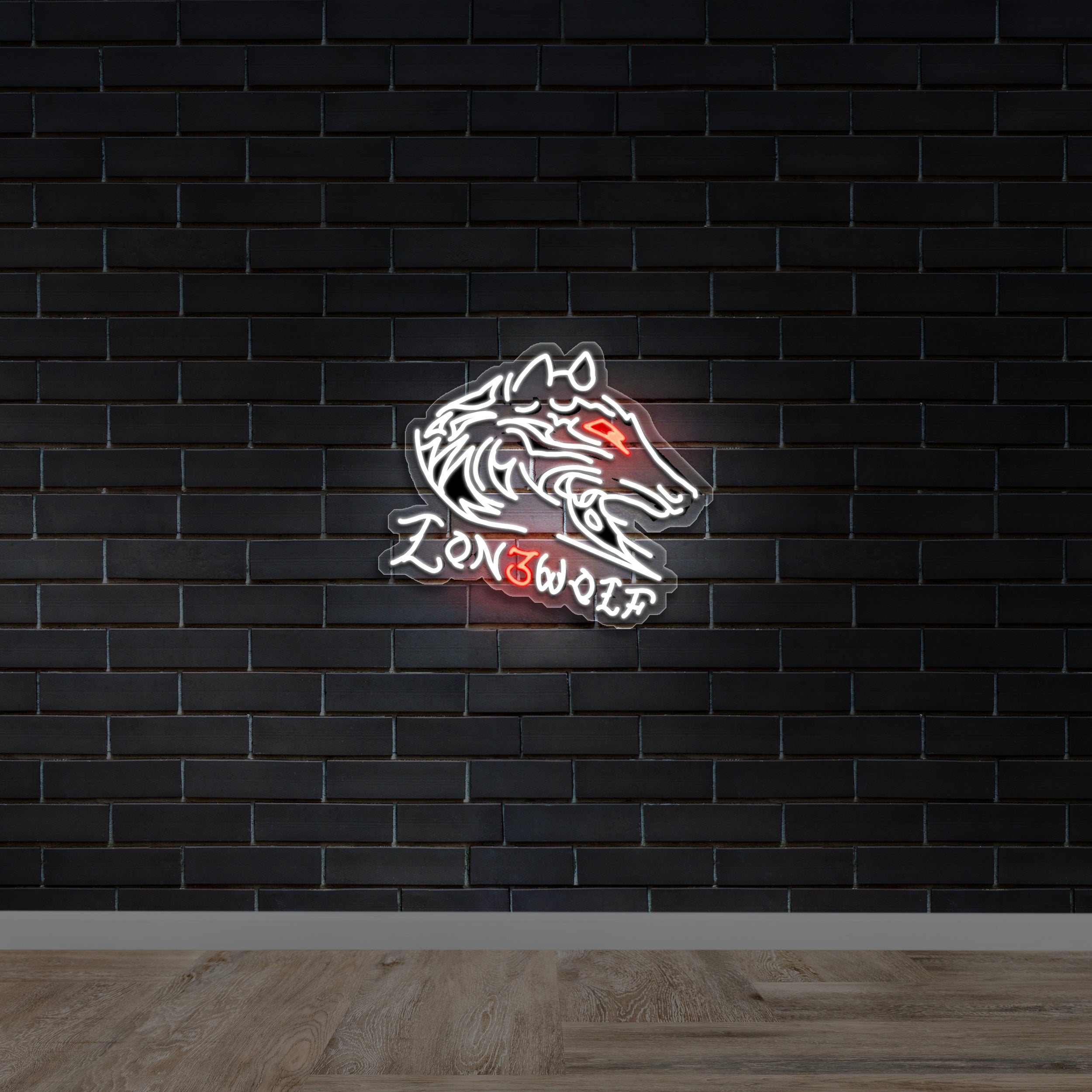 LONEWOLF - Premium Neon Artwork