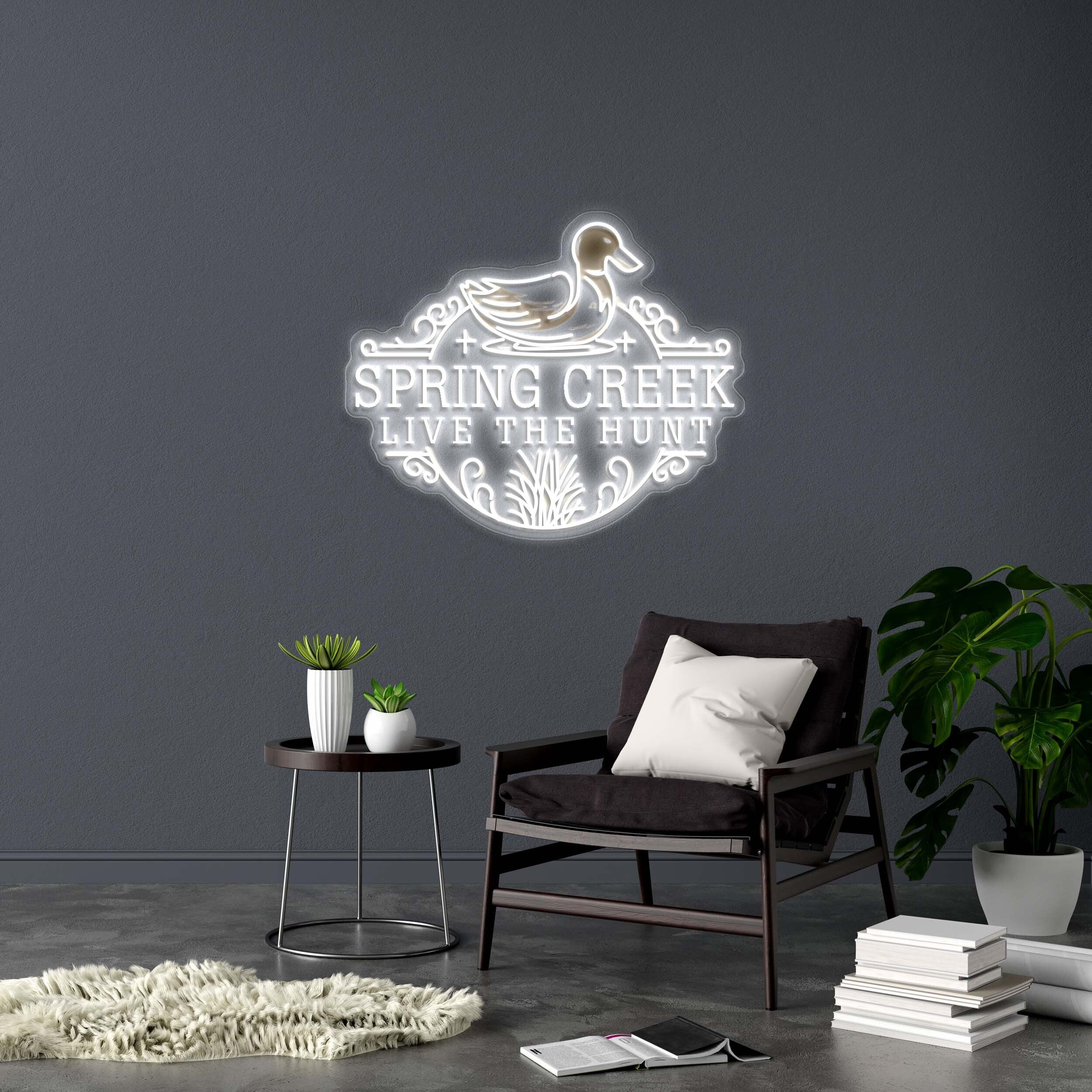 SPRING CREEK - Premium Neon Artwork