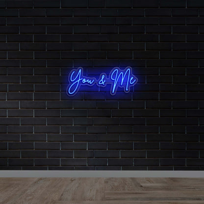 You & Me - Premium Neon Artwork