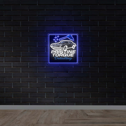 PRISTINE TORQUE Detailing - Premium Neon Artwork