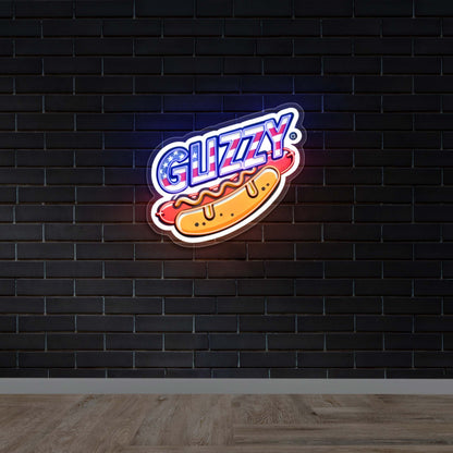 GLIZZY - Premium Neon Artwork