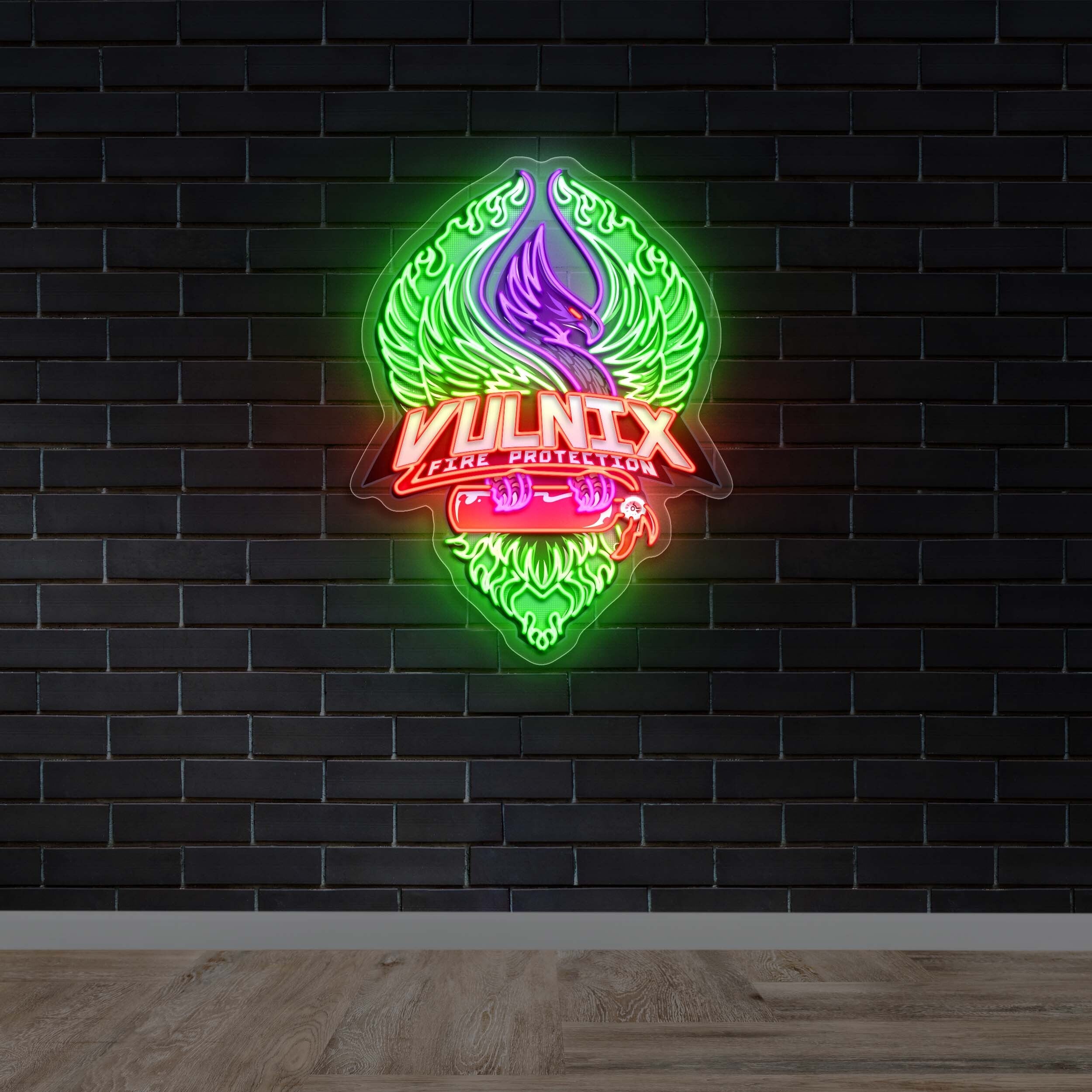 VULNIX - Premium Neon Artwork