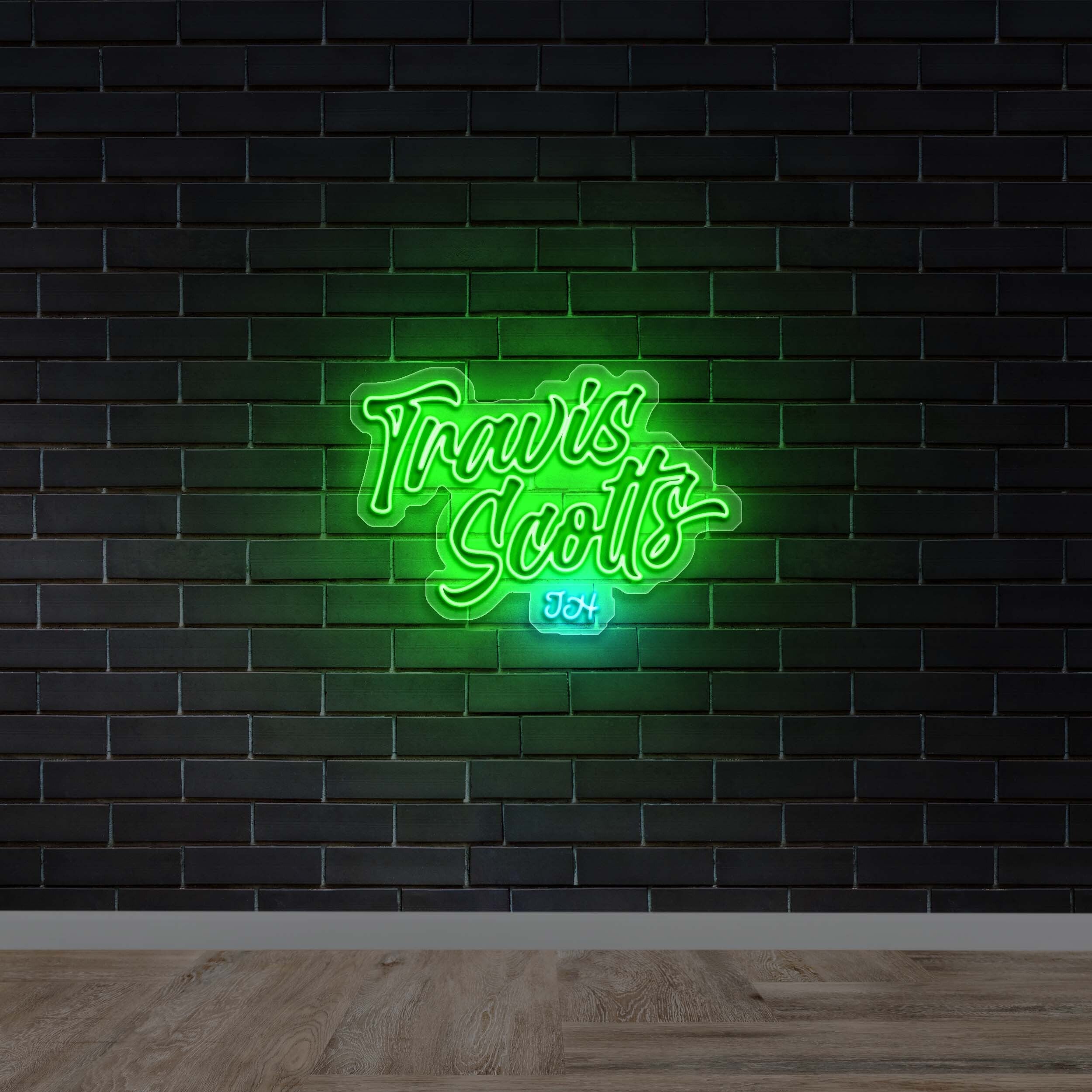 Travis Scotts - Premium Neon Artwork