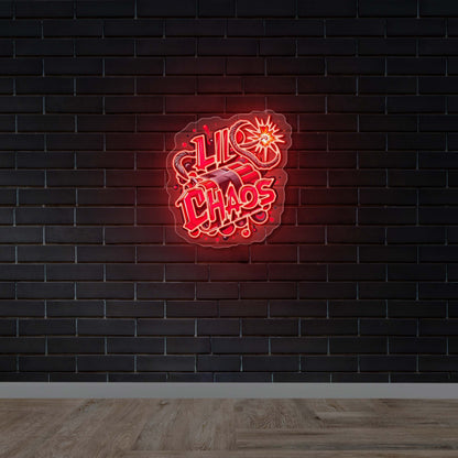 Lil Chaos - Premium Neon Artwork