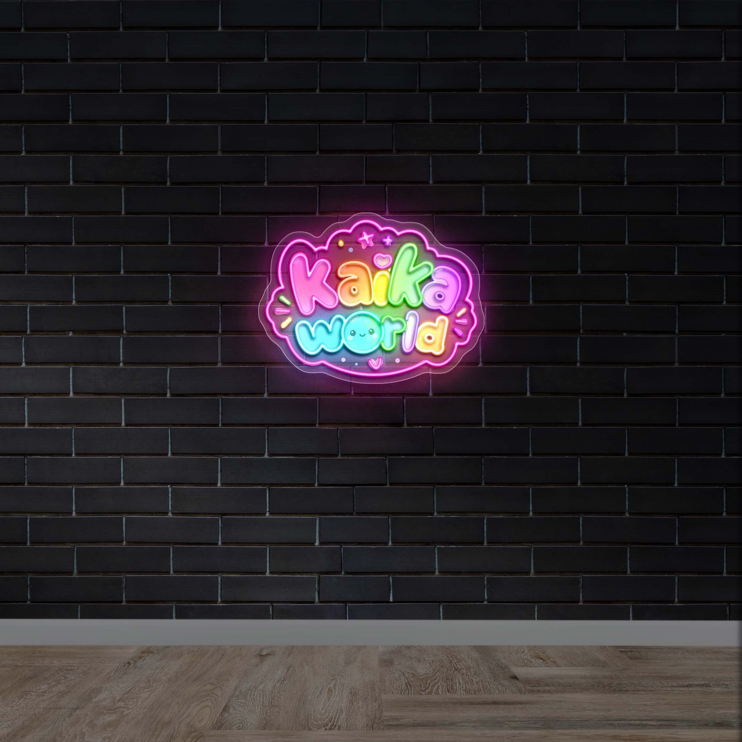 Kaika World - Premium Neon Artwork