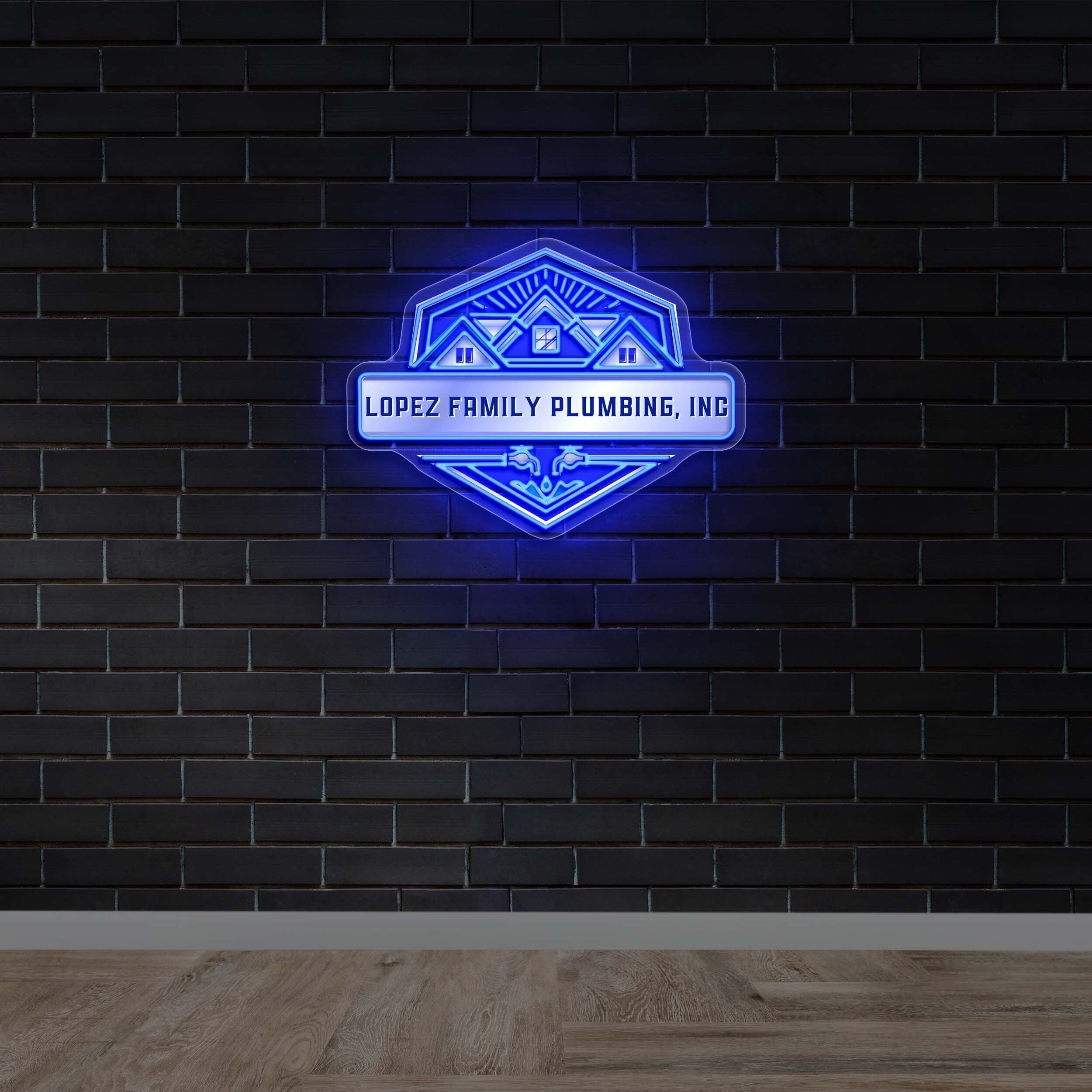 LOPEZ FAMILY PLUMBING, INC - Premium Neon Artwork