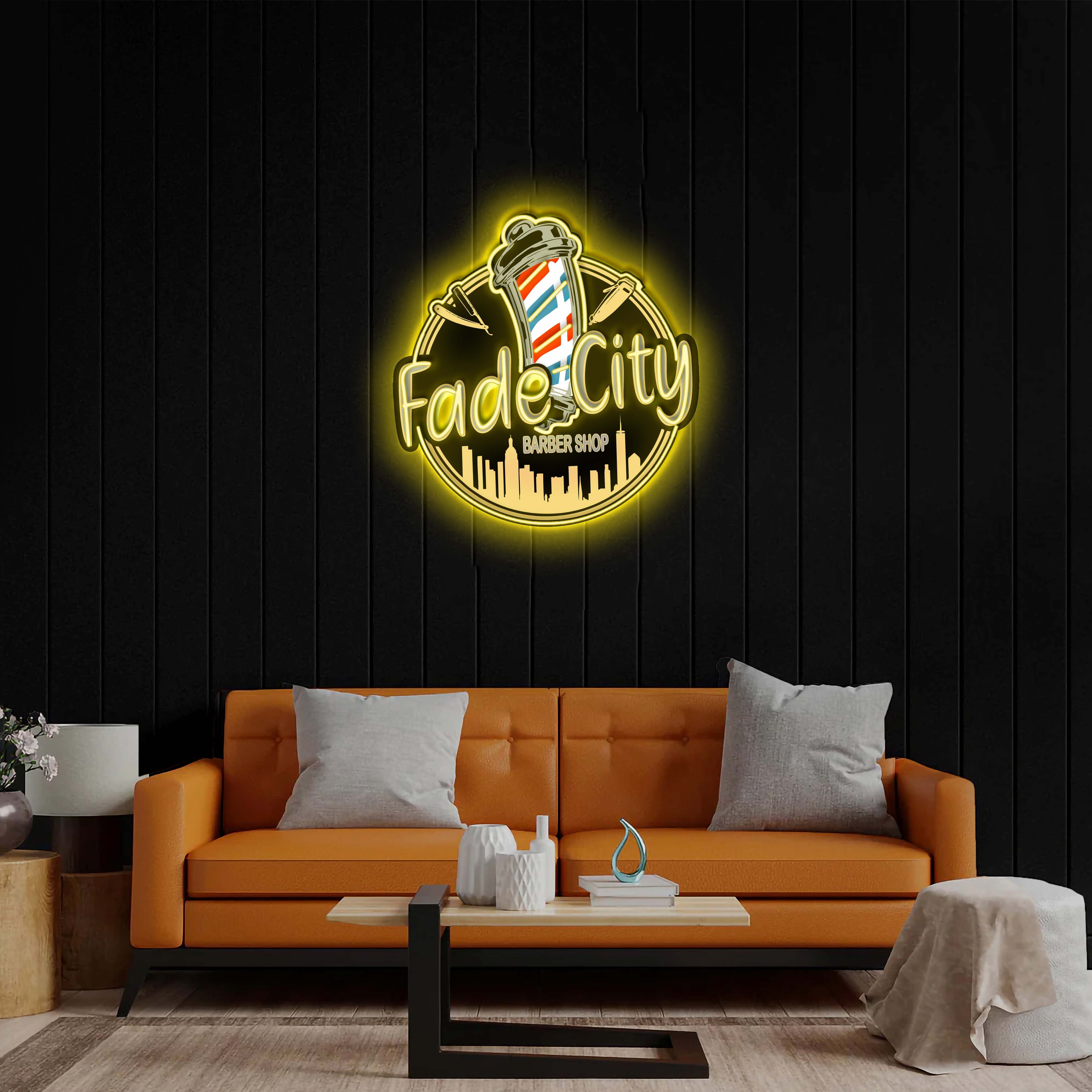 Fade City – Premium Neon Artwork