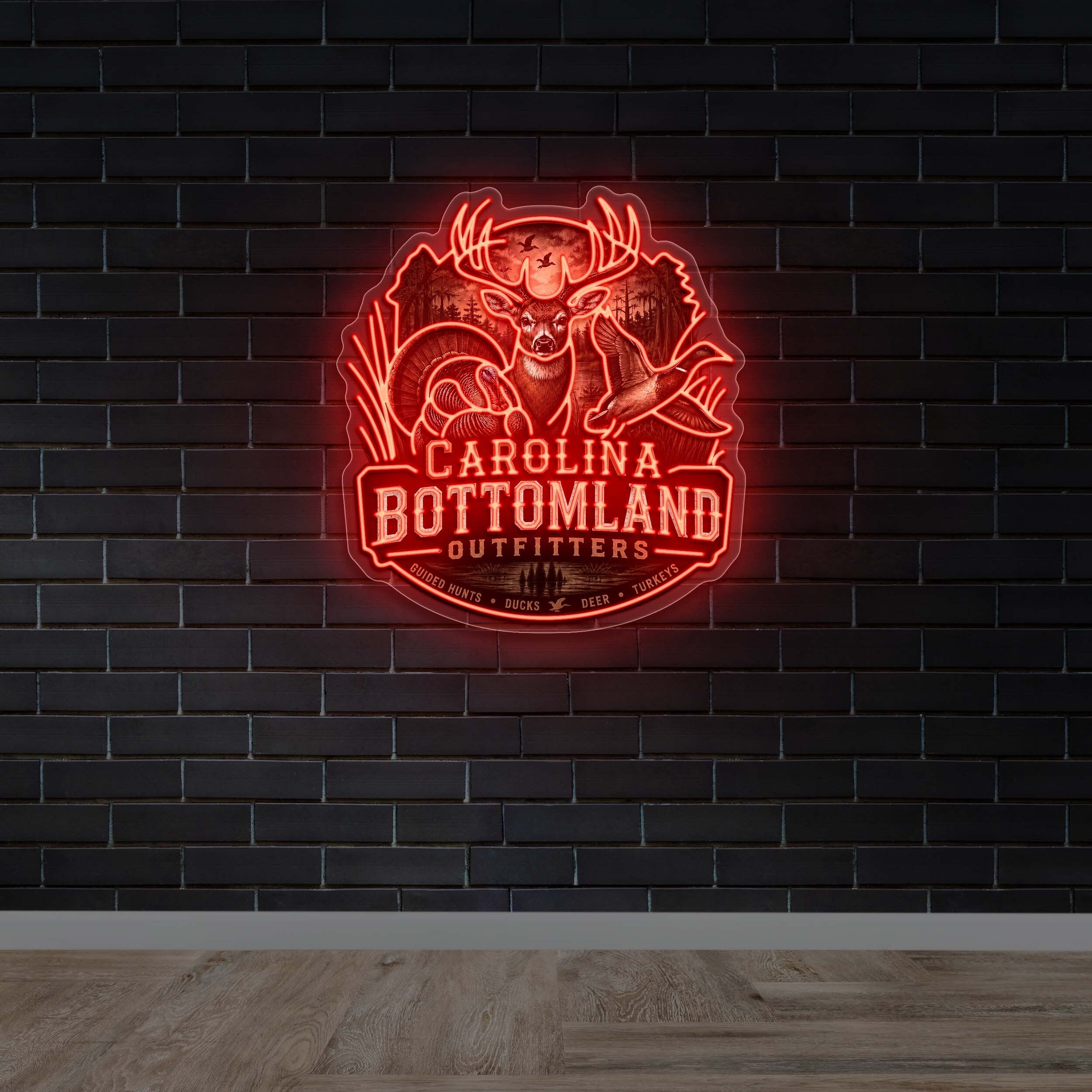 Carolina Bottomland - Premium Neon Artwork