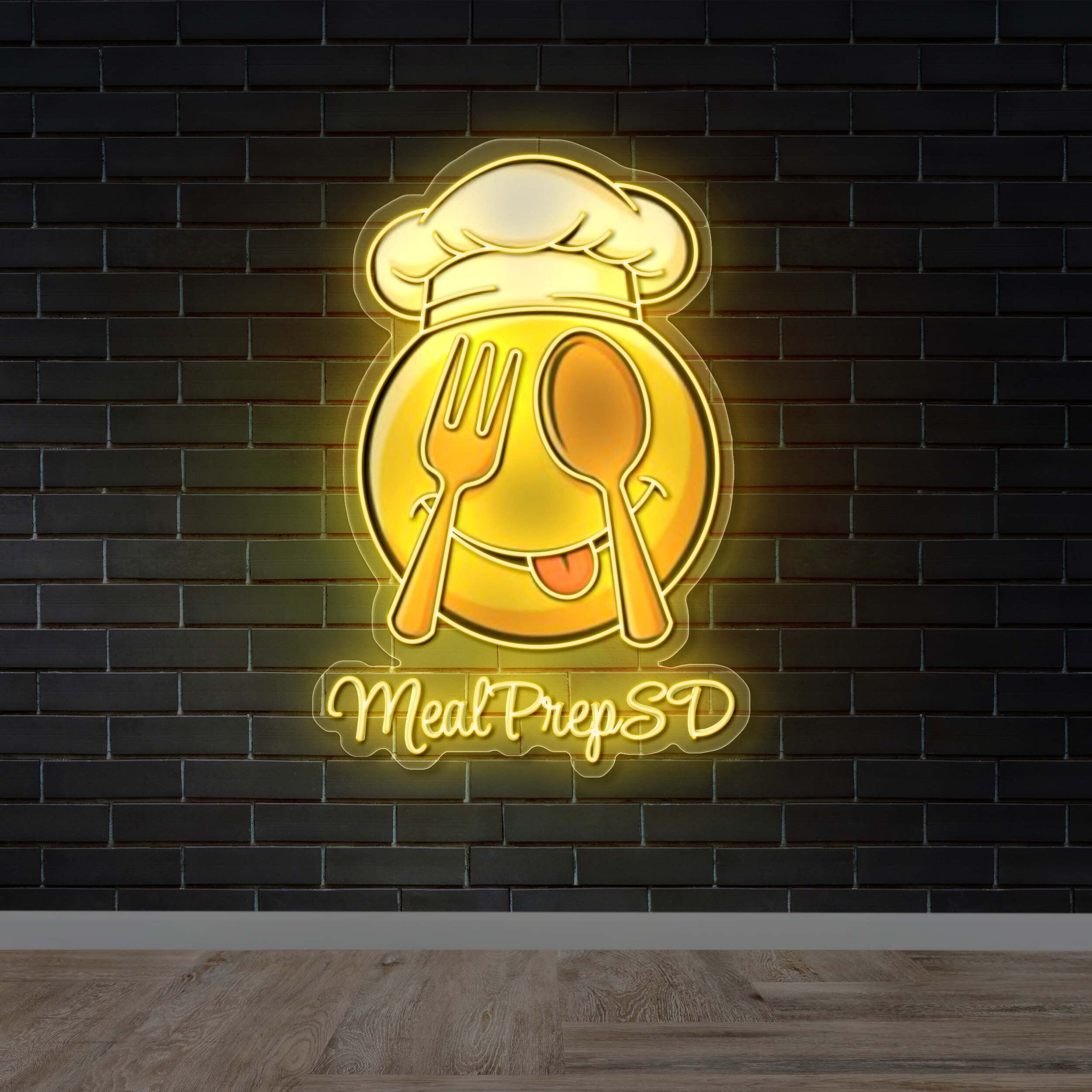 Meal Prep SD - Premium Neon Artwork
