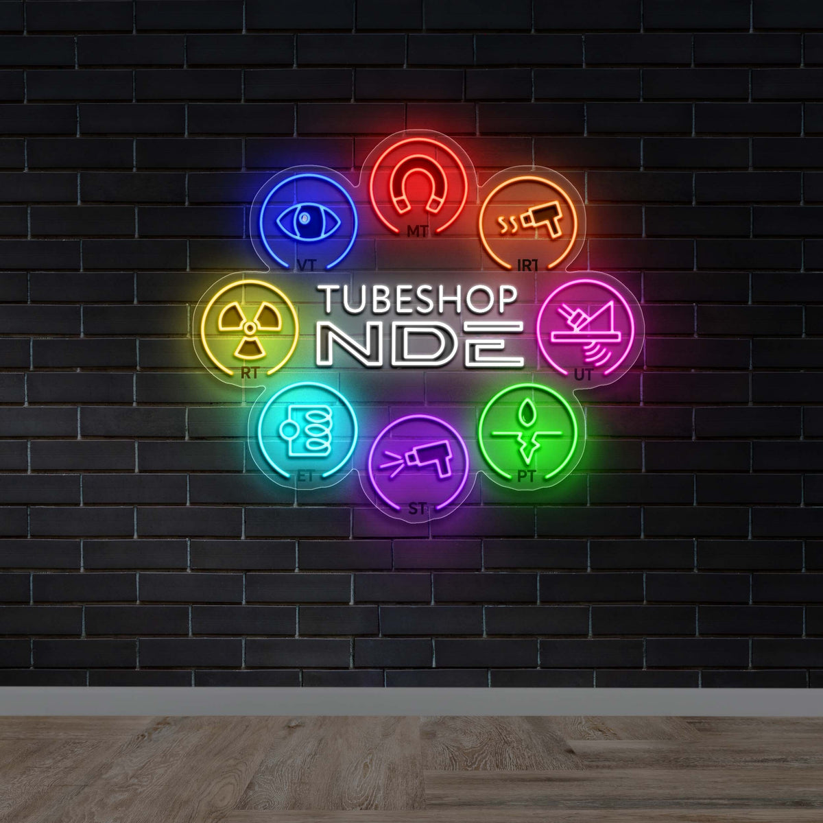 TUBESHOP NDE - Premium Neon Artwork
