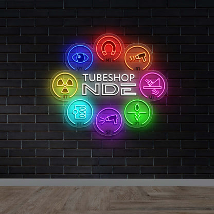 TUBESHOP NDE - Premium Neon Artwork