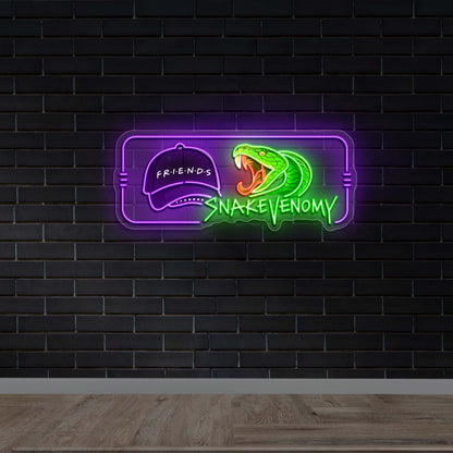 Snake Venomy - Premium Neon Artwork