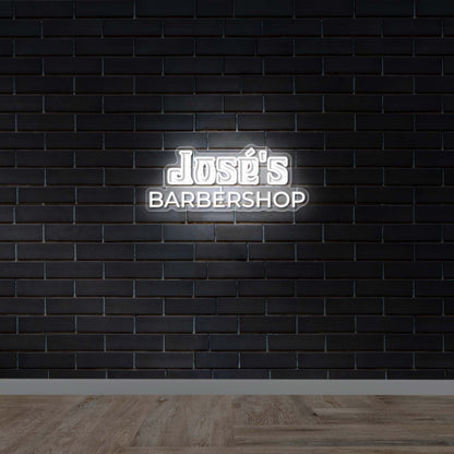 José’s Barber Shop - Premium Neon Artwork