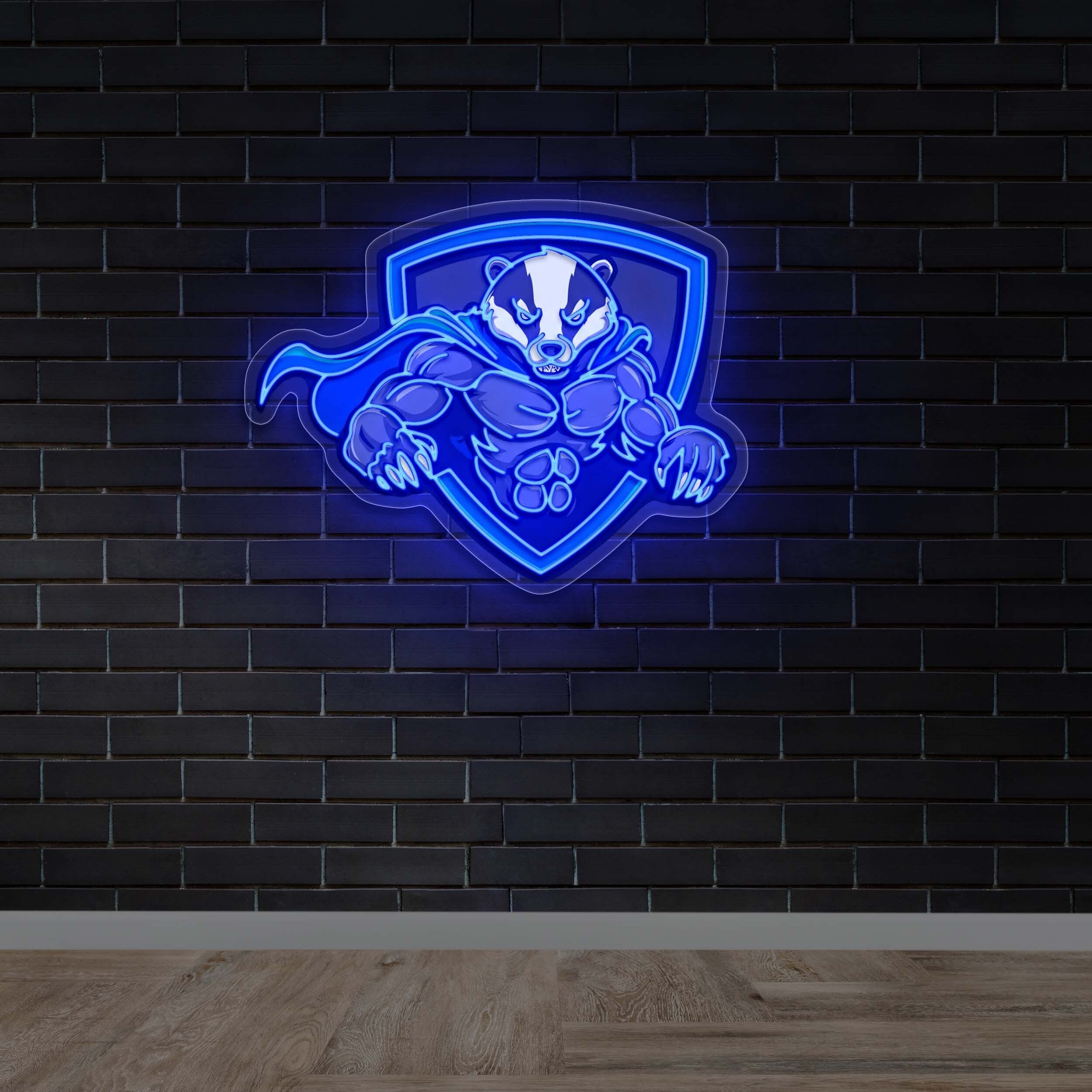 Hero Nutrition Mascot - Premium Neon Artwork
