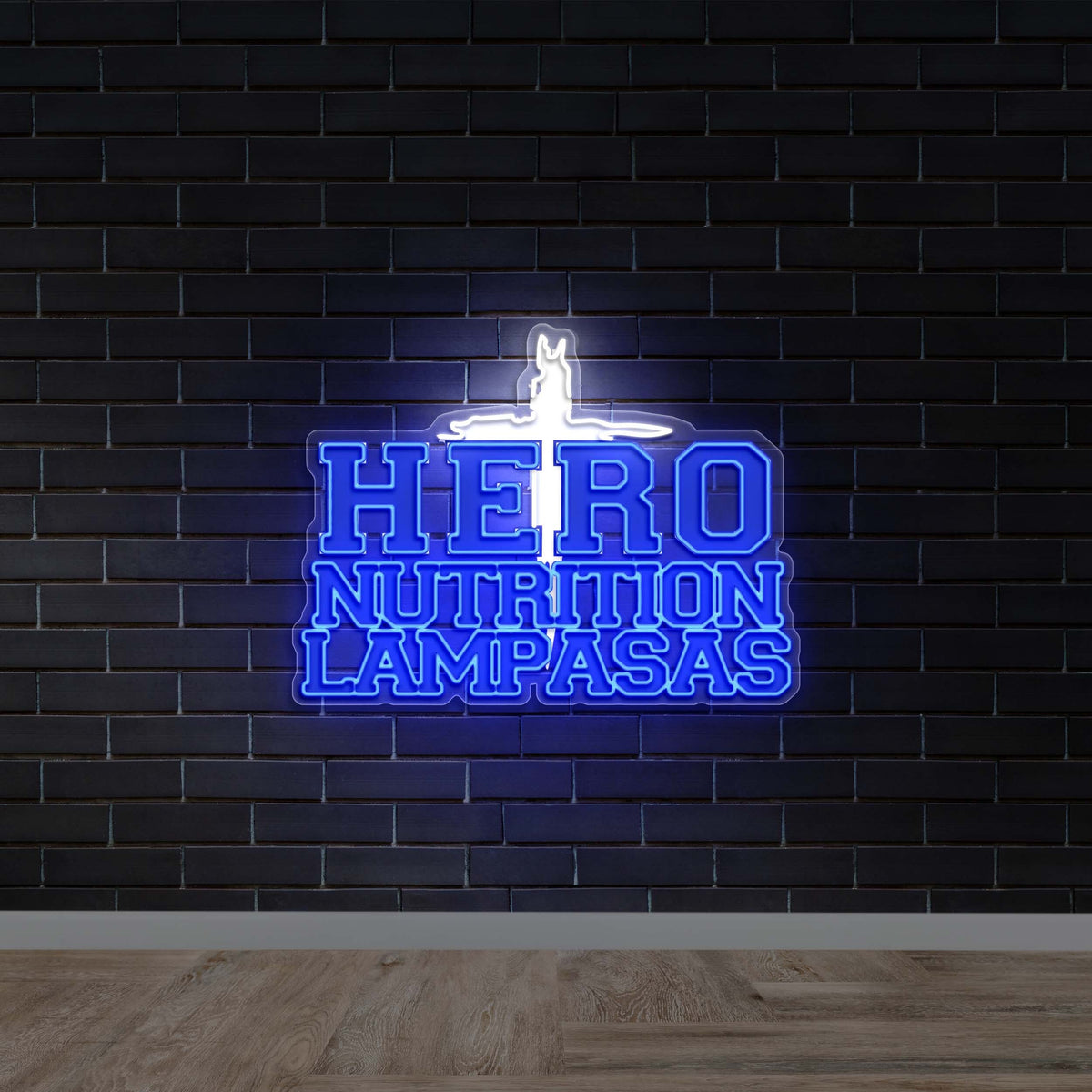 HERO NUTRITION LAMPASAS - Premium Neon Artwork