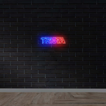 TRISTA - Premium Neon Artwork