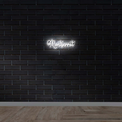 Montserrat - Premium Neon Artwork