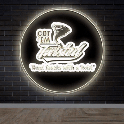 GOT'EM Twisted - Premium Neon Artwork